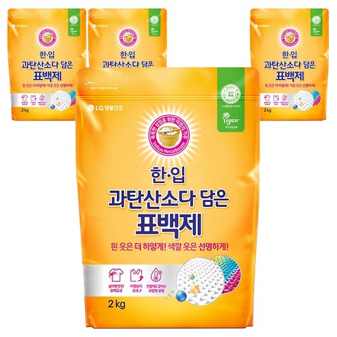 한입 과탄산소다 담은 표백제, 2kg, 4개
