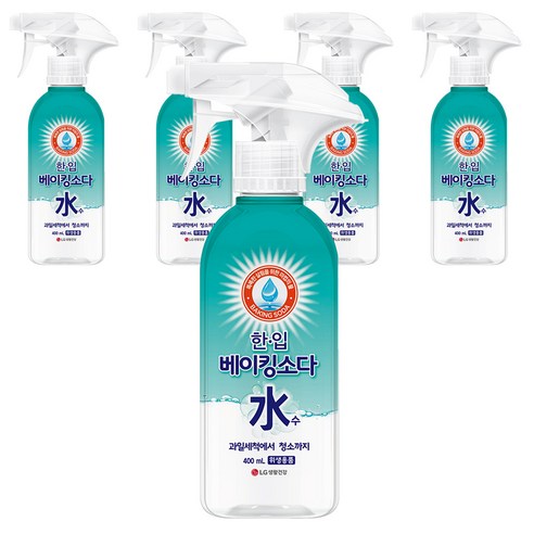 한입 베이킹소다수 주방세제, 5개, 400ml