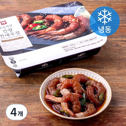 믿음게장 간장깐새우장 (냉동), 500g, 4개