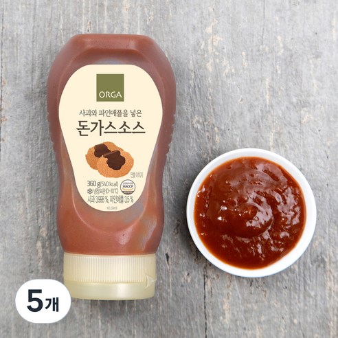 올가 돈가스소스, 360g, 5개