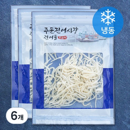 한끼 간편 백진미오징어 (냉동), 100g, 6개