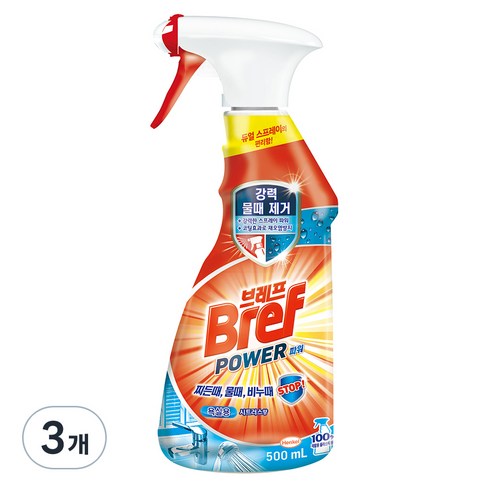 브레프 파워 욕실 세정제, 500ml, 2개