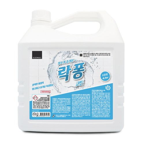 락퐁 욕실세정제 코튼향, 4L, 1개