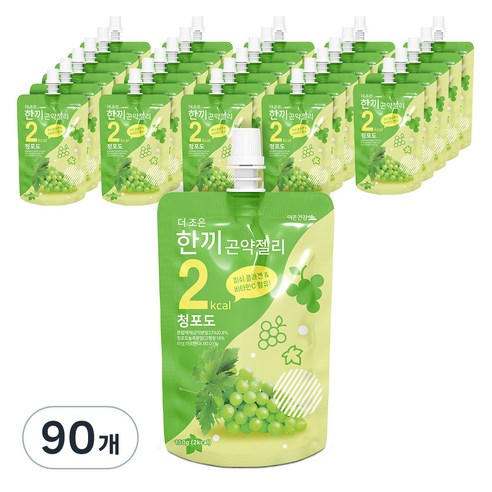 더존건강 더 조은 한끼 곤약젤리 청포도 10개입, 150g, 1박스