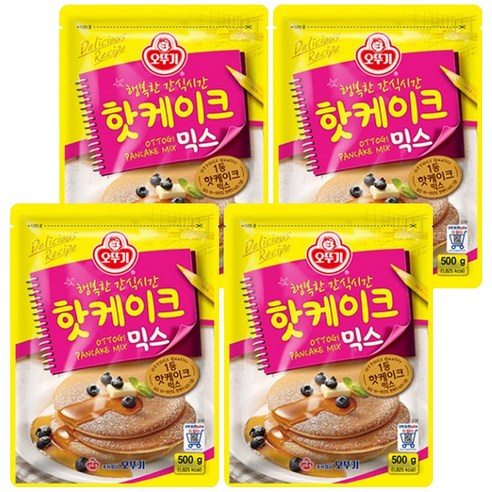 오뚜기 핫케이크 믹스, 500g, 4개