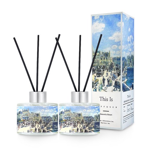 디스이즈 명화 디퓨저, 헤븐리오션, 120ml, 2개