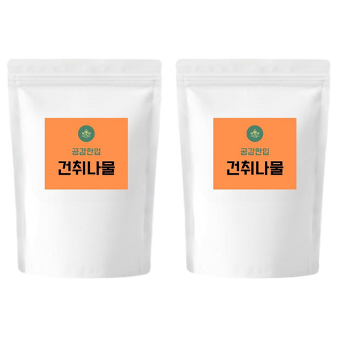 공감한입 건취나물, 100g, 2개