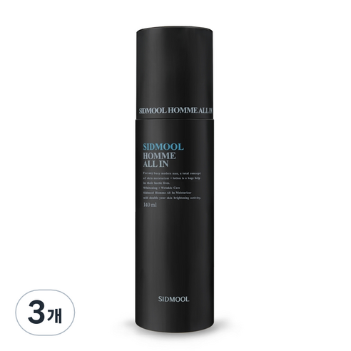 시드물 토탈 모이스처라이저 옴므 올인, 140ml, 3개