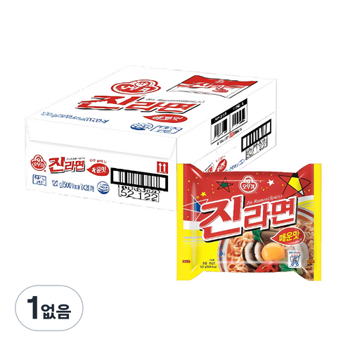 오뚜기 진라면 매운맛 120g, 60개