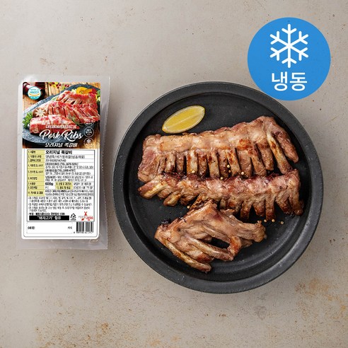 푸드장 오리지널 쪽갈비 (냉동), 600g, 2팩