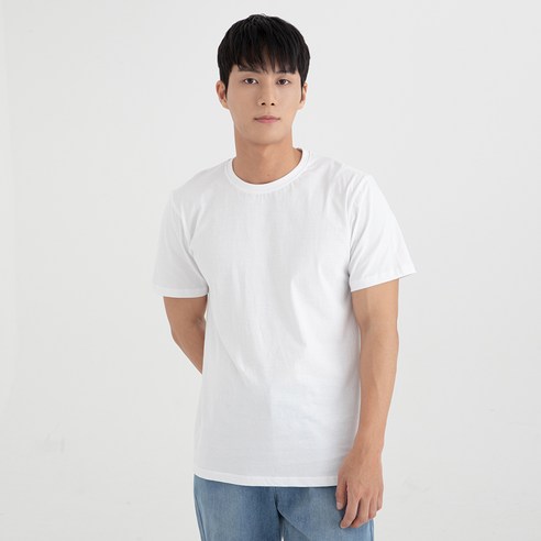 캐럿 기본 라운드 반팔 티셔츠 2장