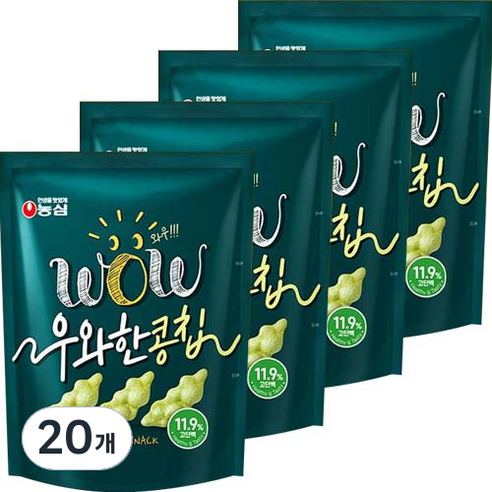 우와한 콩칩, 20개, 42g
