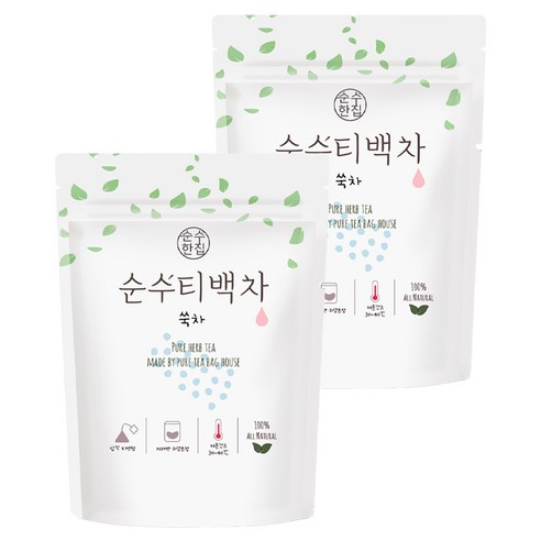 순수한집 쑥차 삼각티백, 1g, 50개입, 2개