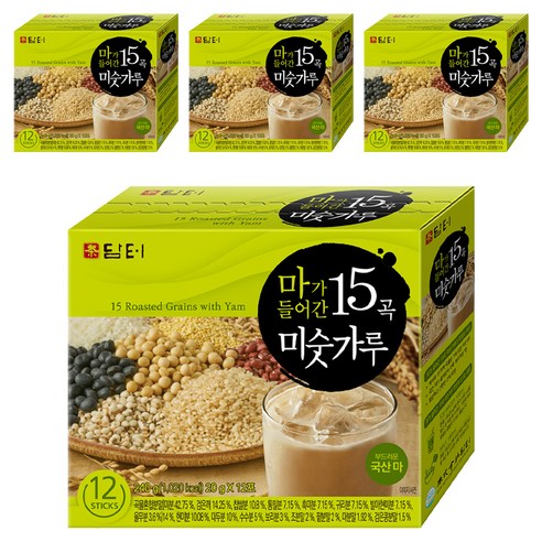 담터 마가 들어간 15곡 미숫가루, 240g, 4개