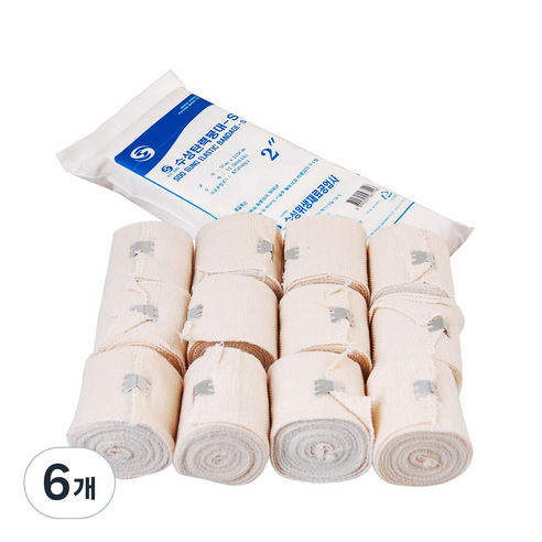 수성 탄력붕대 S 5cm, 12개입, 6개