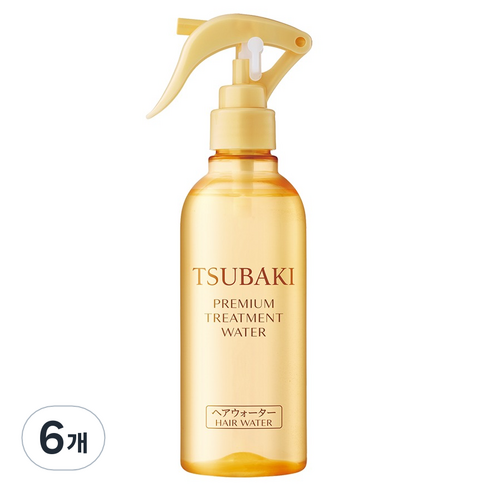 츠바키 프리미엄 트리트먼트 워터 까멜리아, 210ml, 6개