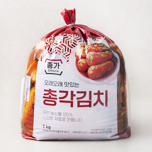 종가 총각김치