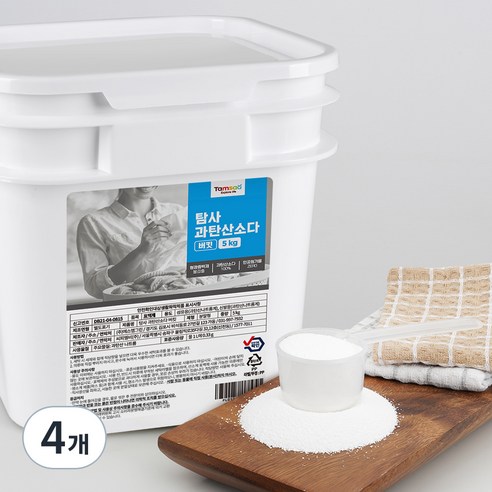 탐사 과탄산소다 버킷, 5kg, 4개