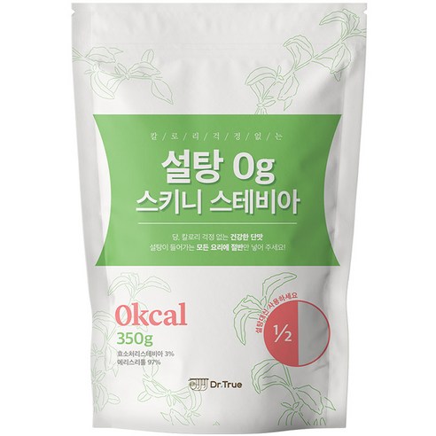 설탕 0g 스키니 스테비아, 1개, 350g