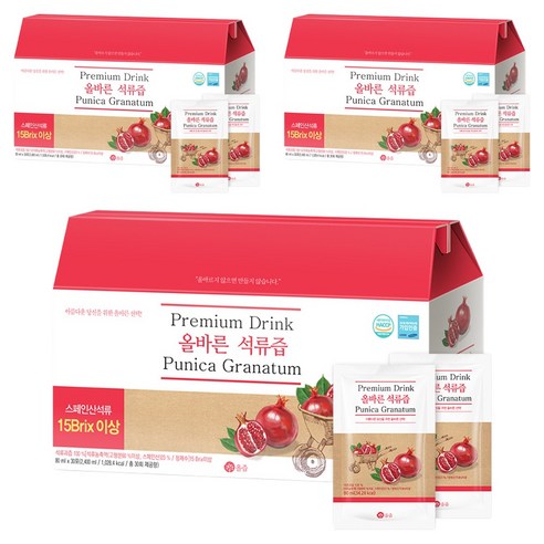 올즙 올바른 석류즙, 80ml, 90개