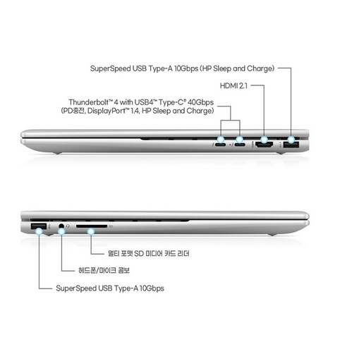 강력한 성능과 다양한 기능을 갖춘 2-in-1 노트북, HP 2023 엔비 x360 15.6 코어i7 인텔 12세대
