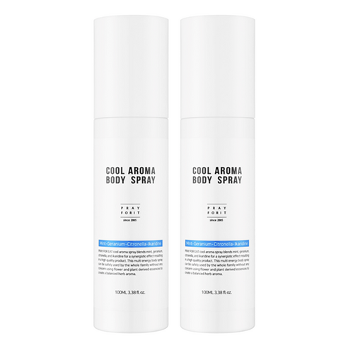 프레이포잇 쿨 아로마 바디 스프레이, 100ml, 2개