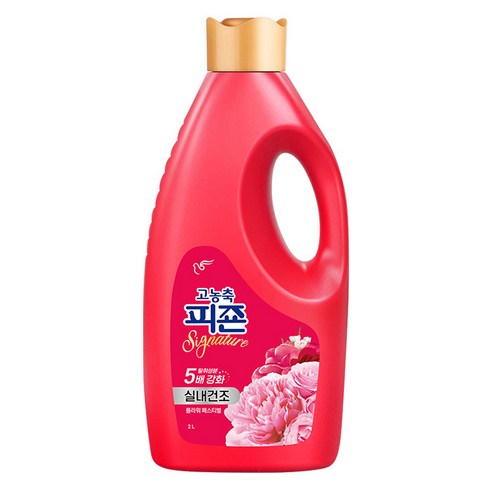 피죤 고농축 실내건조 시그니처 플라워페스티벌 섬유유연제 본품, 2L, 1개