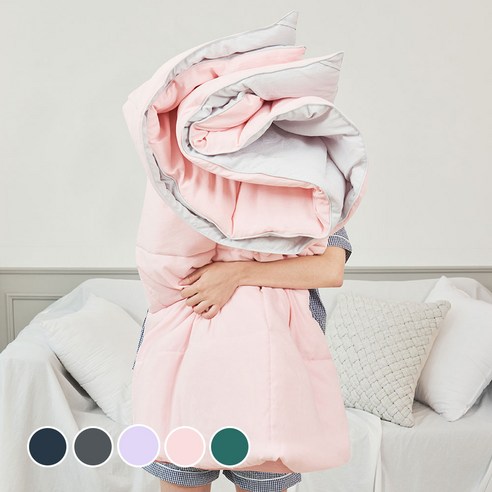 숙박  무로 쿨쿨넨네이불 피치스킨 양면 차렵이불