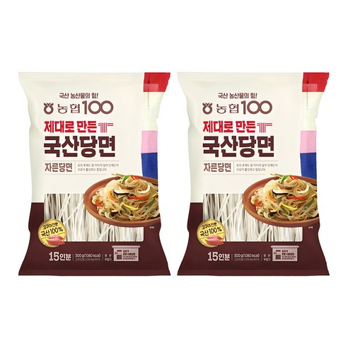농협100 제대로 만든 자른당면, 300g, 2개
