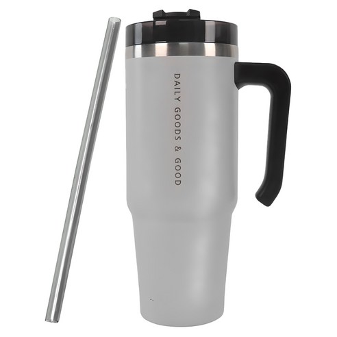 디지지 파스텔 냉온 텀블러 900ml 웜그레이 1세트
