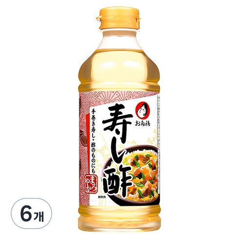 오타후쿠 스시스 초밥용 식초, 6개, 500ml