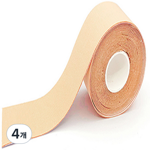 재니홈 볼륨업 잘라쓰는 니플패치 스킨 7.5cm x 5m, 4개