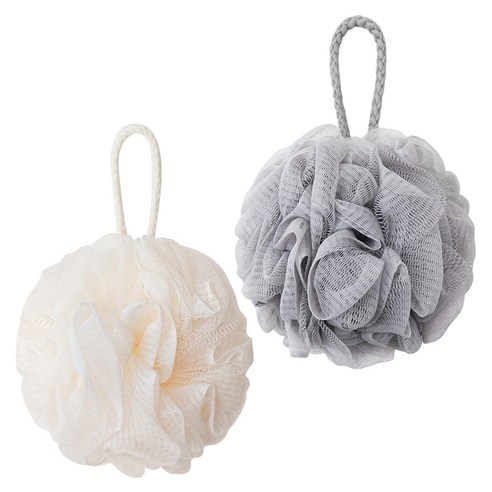 페르노엘 촘촘하고 부드러운 걸이형 버블 샤워볼 세트, 혼합A, 2개입, 1개