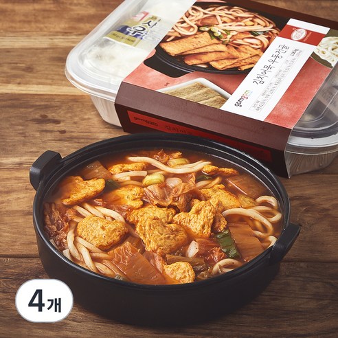 곰곰 김치어묵 우동전골 (냉동), 1.08kg, 4개