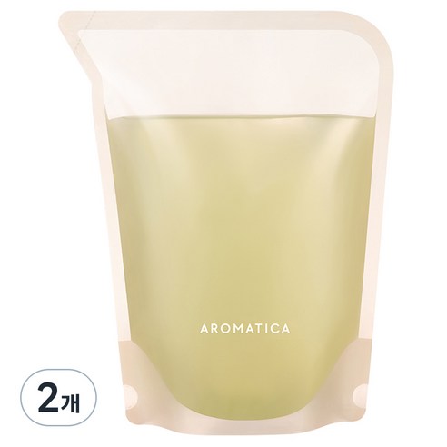 [비건뷰티] 아로마티카 스칼프 스케일링 샴푸 리필 로즈마리, 500ml, 2개