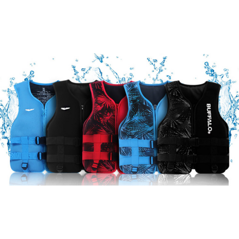 안전과 스타일을 모두 갖춘 버팔로 네오프렌 구명조끼