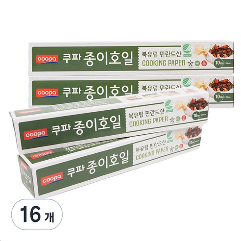 쿠파 종이호일 30cmx10m, 10m, 1개입, 16개