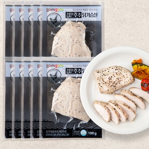 [잇팅나우ㅣ인기상품] 곰곰 검은후추 닭가슴살: 단백질의 빈틈 없는 동료 [EatingNOWㅣ추천상품]