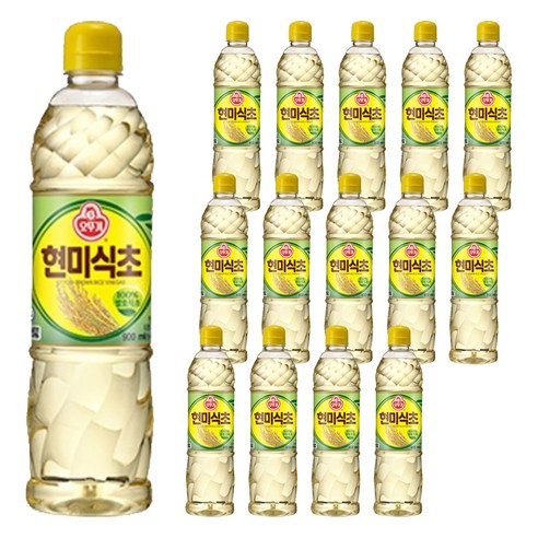 오뚜기 현미식초, 900ml, 15개