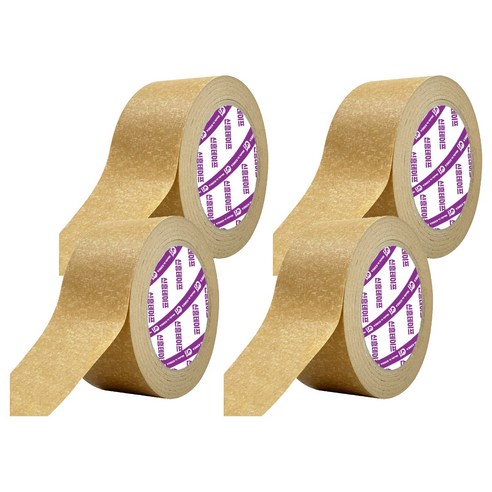 신흥테이프 라바 크라프트 종이 테이프 48mm x 40m, 4개