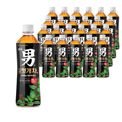 광동 진한 헛개차, 24개, 500ml