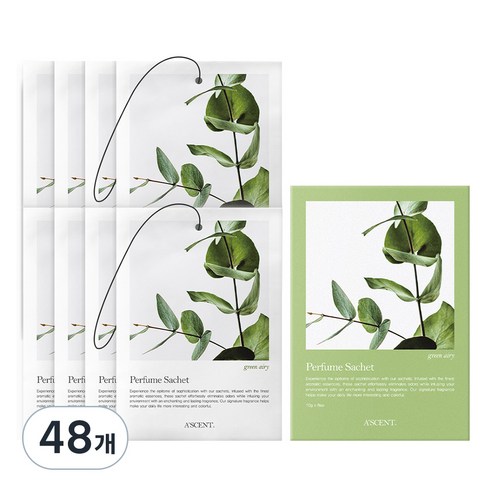 에이센트 퍼퓸 사쉐 M 본품, 10g, 48개