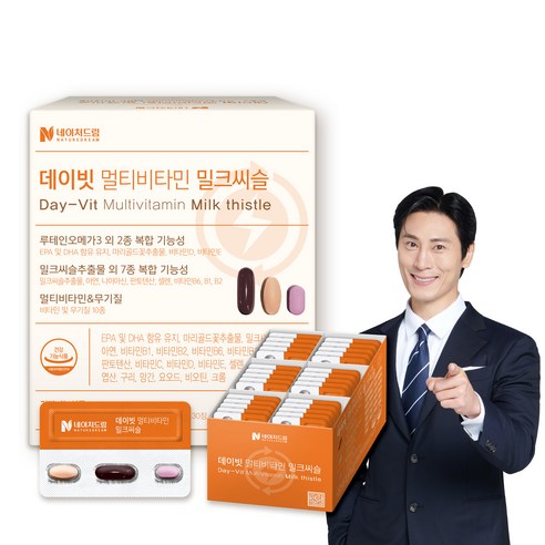 네이처드림 데이빗 멀티비타민 밀크씨슬 2.5g x 30p 세트, 30회분, 1개