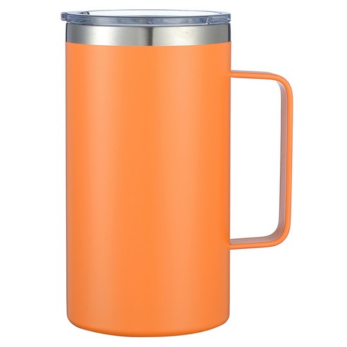 워터하마 비비드 텀블러 머그컵 710ml, 오렌지, 1개