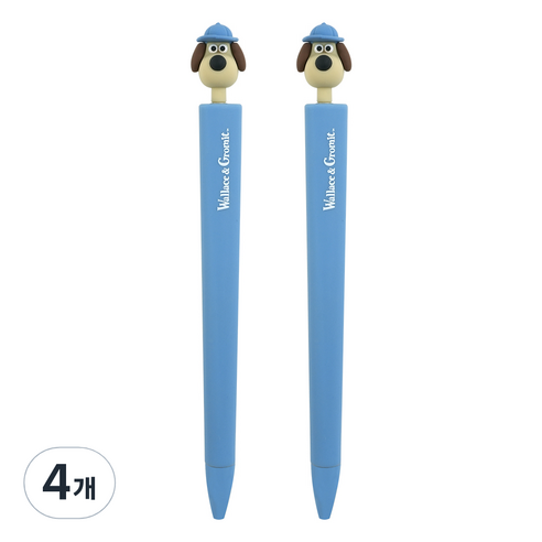 핑크풋 3000 월레스와 그로밋 삼각샤프 블루, 0.5mm, 4개