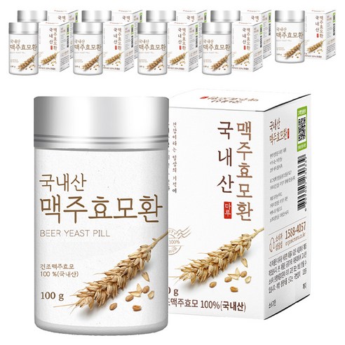국내산 맥주효모환, 10개, 100g