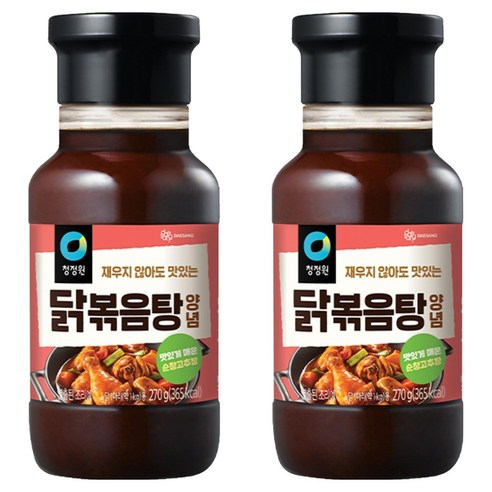청정원 닭볶음탕 양념, 270g, 2개
