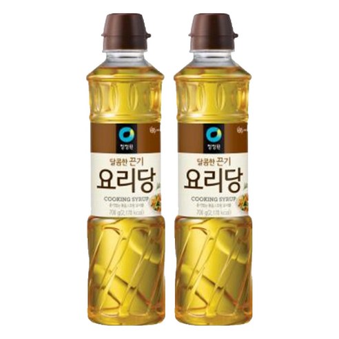 청정원 달콤한 끈기 요리당, 700g, 2개