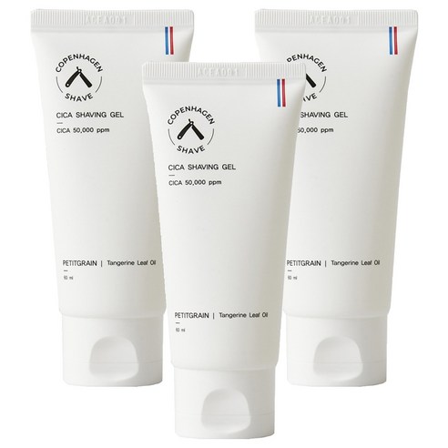 코펜하겐쉐이브 시카 쉐이빙 젤 60ml, 3개