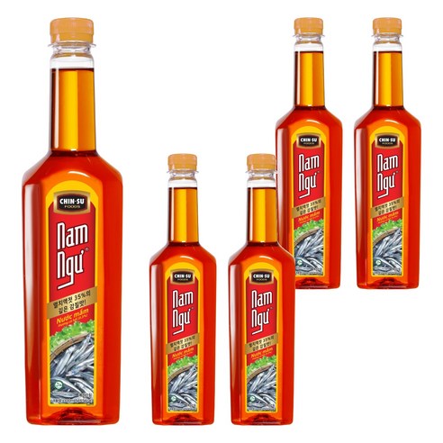 친수 남늑 연어향 피쉬소스, 300ml, 5개